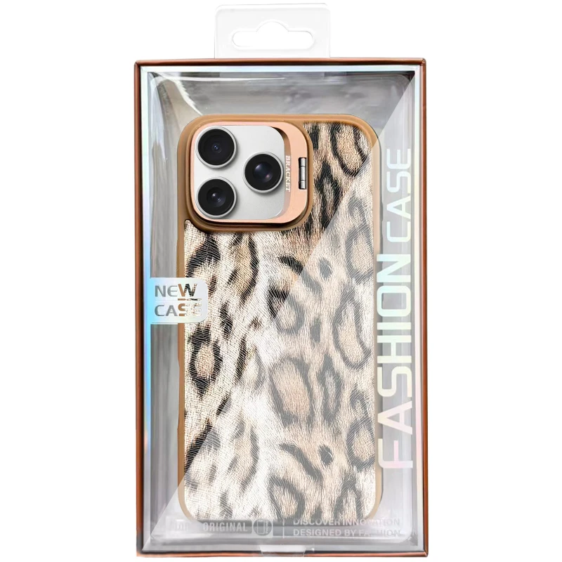 Чохол TPU+PC Wild Leopard with MagSafe and Lens для Apple iPhone 16 Pro – Brown. Фото 2 з 3