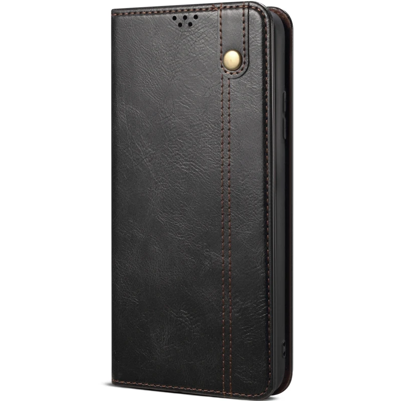 Шкіряний чохол-книжка Urban Leather series для Samsung Galaxy S26+ – Black. Фото 1 з 4