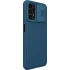 Карбована накладка Nillkin зі шторкою для камери на Samsung Galaxy A13 4G – Синій / Blue. Фото 3 з 5