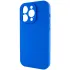 Чехол Silk Full Protective (AA) NO LOGO для Apple iPhone 16 Pro – Синий / Capri Blue. Фото 7 из 18
