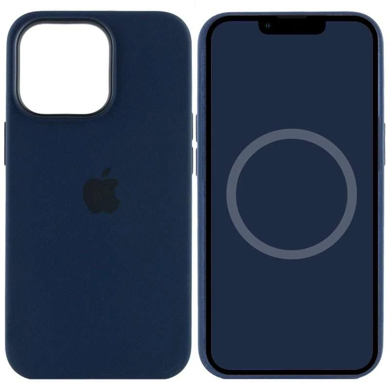 Чохол Silicone case (AAA) with Magsafe and Animation для Apple iPhone 13 Pro (6.1") – Синій / Abyss Blue. Фото 1 з 7
