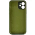 Чохол Silk Full Camera Protective (AA) NO LOGO для Apple iPhone 12 (6.1") – Зелений / Cyprus Green. Фото 2 з 4