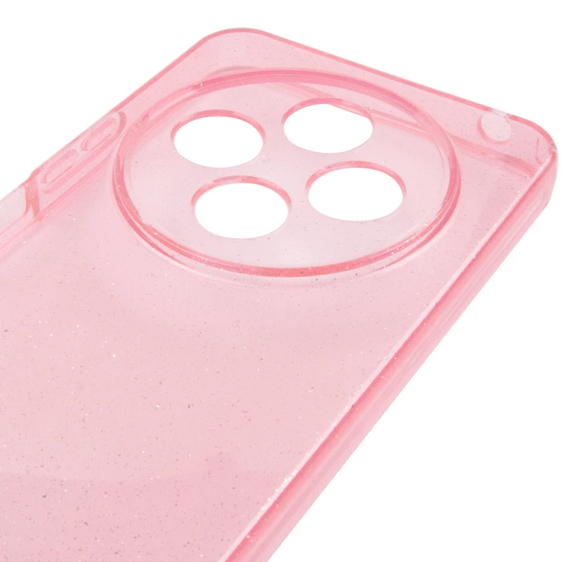 Блискучий силіконовий чохол на Xiaomi Redmi 14C / Poco C75 – Pink. Фото 8 з 9