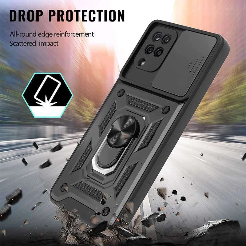 Ударопрочный чехол Serge Ring с защитой камеры для Samsung Galaxy M33 5G – Черный. Фото 5 из 5