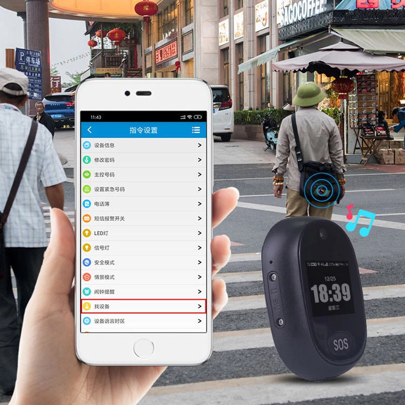 Трекер GPS V45 Tracker Pendant with display SIM (4GLTE with 2GGSM fallback) 6000mAh – Black. Фото 7 з 7