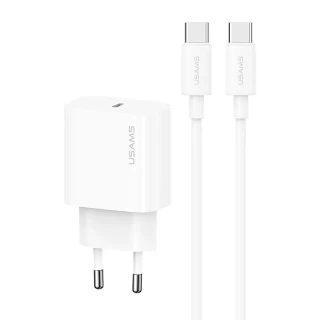 СЗУ Usams US-CC226 Kit-Yi Ser. 20W (1USB-C) + кабель Type-C to Type-C фото 1 СЗУ Usams US-CC226 Kit-Yi Ser. 20W (1USB-C) + кабель Type-C to Type-C фото 1 из 1