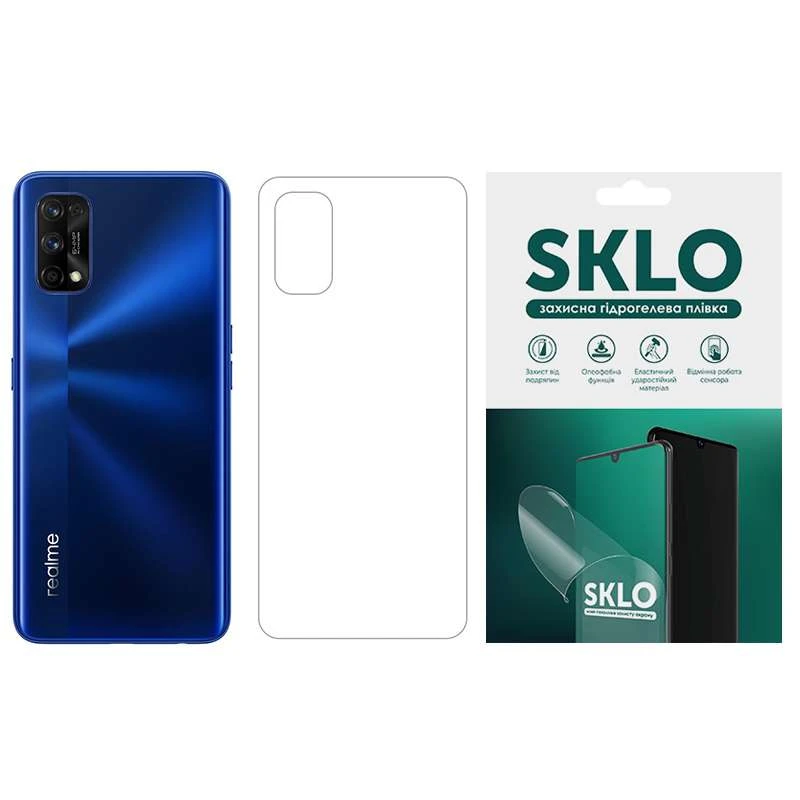 

Гидрогелевая плёнка SKLO на тыльную сторону для Realme 3 (Матовый), Матовий