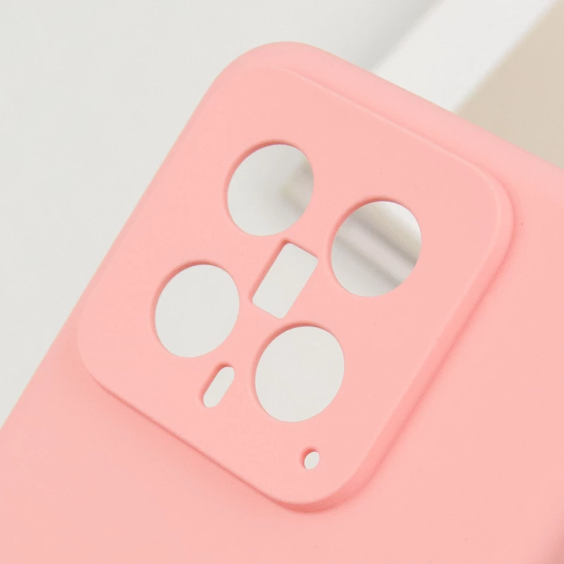 Чохол Silicone Case Lakshmi Plus з закритою камерою на Xiaomi 14 – Рожевий / Pink. Фото 7 з 7