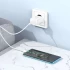 МЗП Borofone BA72A Spring QC3.0 USB to Type-C – White. Фото 3 з 4
