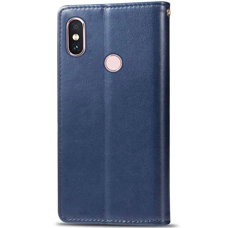 Чохол-книжка GETMAN галант на Xiaomi Redmi Note 5 Pro / Note 5 (AI Dual Camera) – Синій. Фото 2 з 6