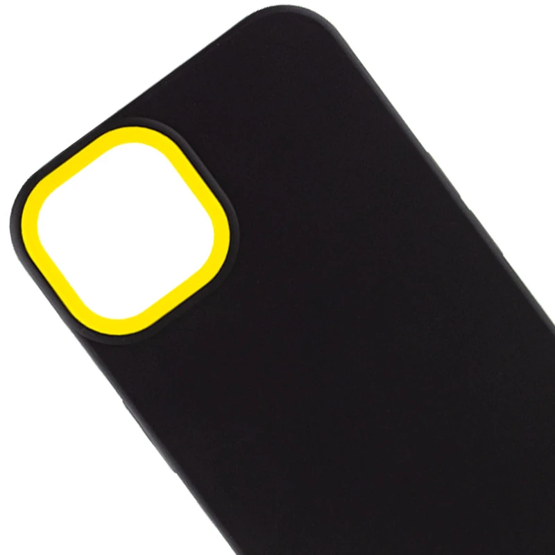 Двоколірний чохол Bichromatic на Apple iPhone 12 (6.1") – Black / Yellow. Фото 2 з 5