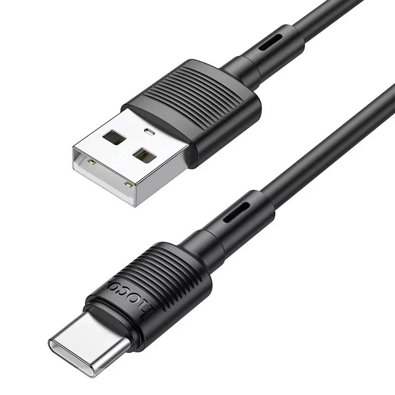 Дата кабель Hoco X83 Victory USB to Type-C (1m) – Black. Фото 4 из 5