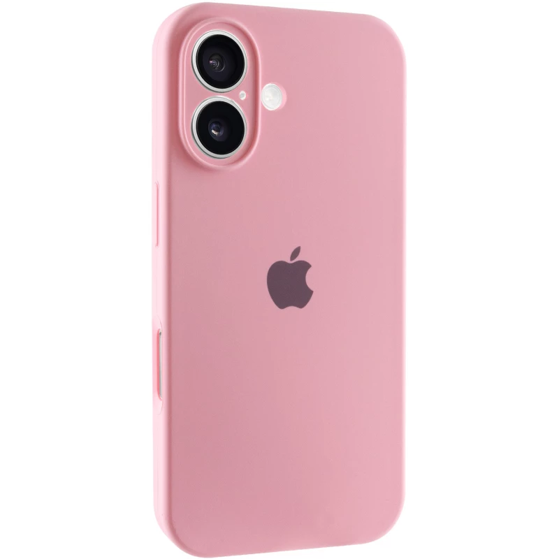 Чохол Silicone Case з захистом камери на Apple iPhone 16 Plus – Рожевий / Light pink. Фото 2 з 8