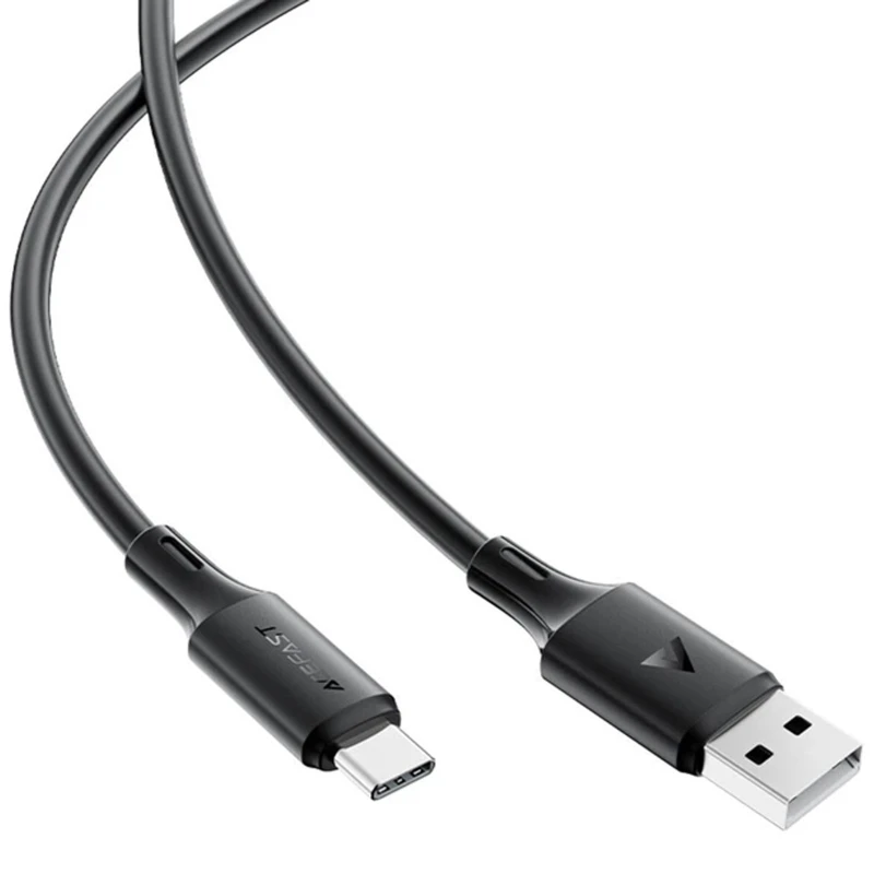 Дата кабель Acefast C17-04 USB to Type-C 3A (1.2m) – Black. Фото 3 з 4