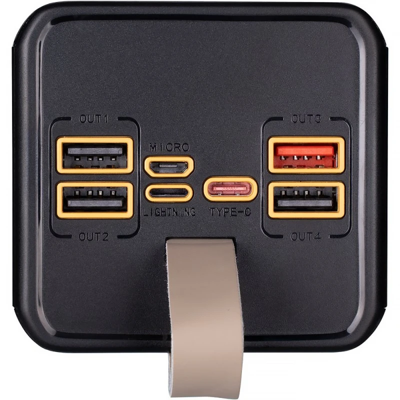 Портативний ЗП Power Bank Gelius Gross GP-PB309 QC+PD22.5W Led 50000mAh – Black. Фото 5 з 7