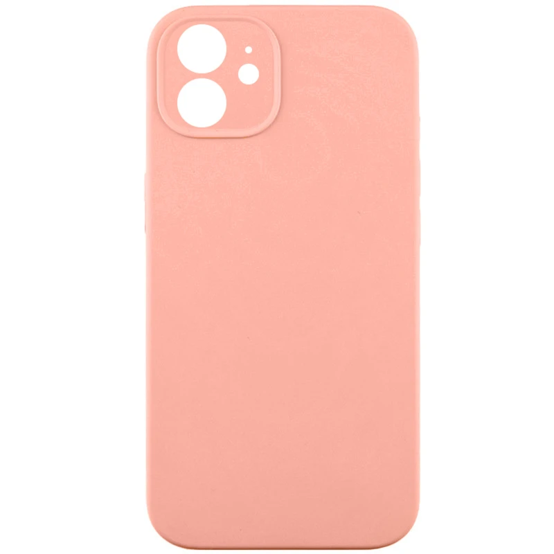 Чохол Silk Full Camera Protective (AA) NO LOGO для Apple iPhone 12 (6.1") – Персиковий / Peach. Фото 1 з 1