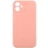 Чохол Silk Full Camera Protective (AA) NO LOGO для Apple iPhone 12 (6.1") – Персиковий / Peach. Фото 1 з 1