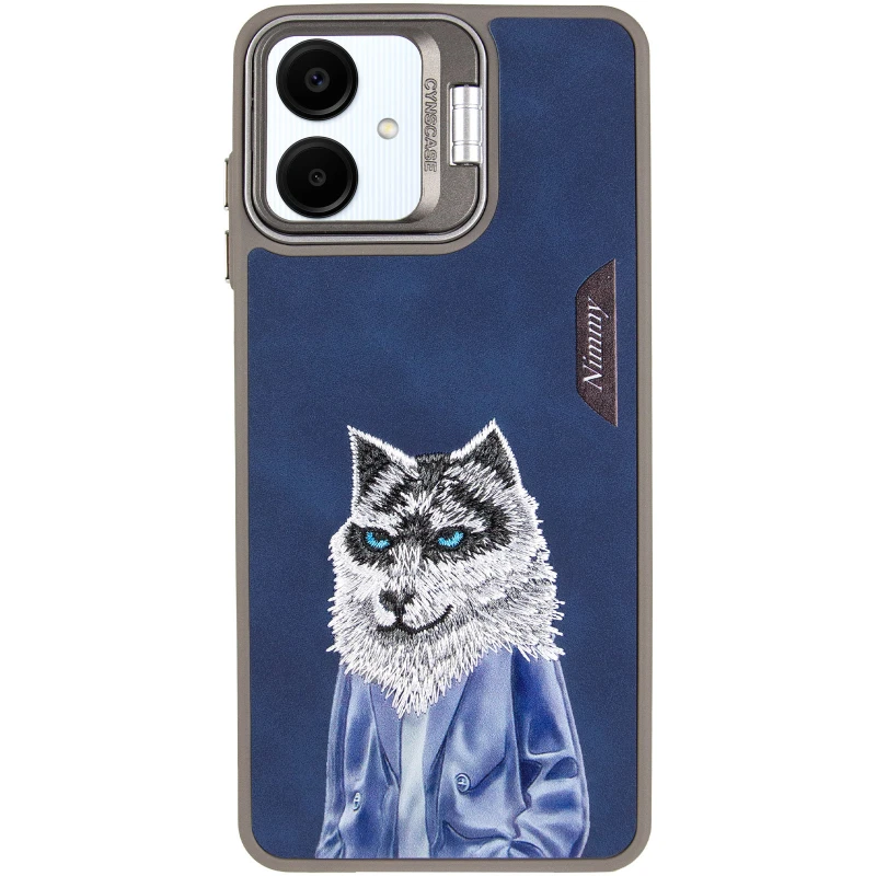 TPU+PC чохол з тваринами для Samsung Galaxy A06 – Blue Wolf. Фото 11 з 16