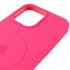 Чехол Silicone Case Full Protective (AA) V2 with MagSafe для Apple iPhone 12 (6.1") – Розовый / Barbie pink. Фото 5 из 6