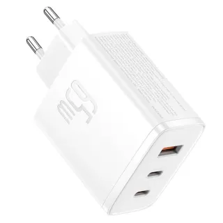 МЗП Baseus Cube Pro Fast Charger PD65W (1USB-A/2C) (P10111404) — Moon White
