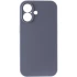 Чехол Silk Full Camera Protective (AA) NO LOGO для Apple iPhone 16 – Серый / Lavender Gray. Фото 3 из 7