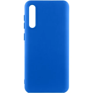 Кольоровий силіконовий чохол GETMAN на Samsung Galaxy A50 (A505F) / A50s / A30s — Синій / Royal blue