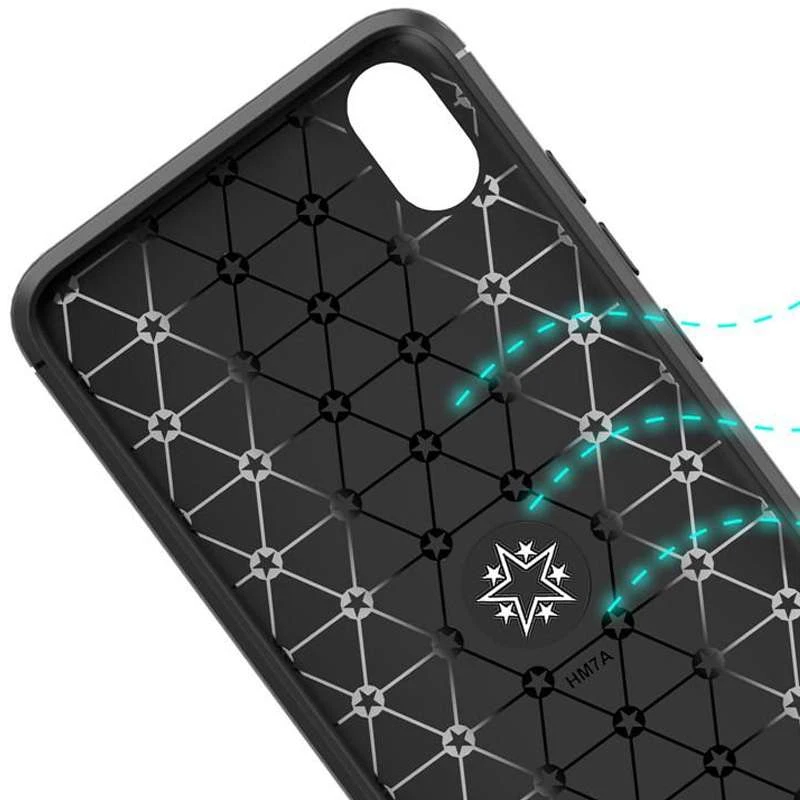 Чохол Deen ColorRing з кільцем на Xiaomi Redmi 7A – Чорний / Чорний. Фото 6 з 8