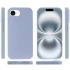 Чохол з закритим низом Silicone Case на Apple iPhone 16e (6.1") – Блакитний / Lilac Blue. Фото 3 з 3