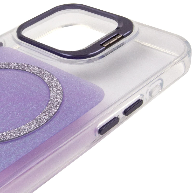 Чохол TPU+PC Jewel Sparkle with MagSafe для Apple iPhone 16 Pro – Violet Shimmer. Фото 9 з 14
