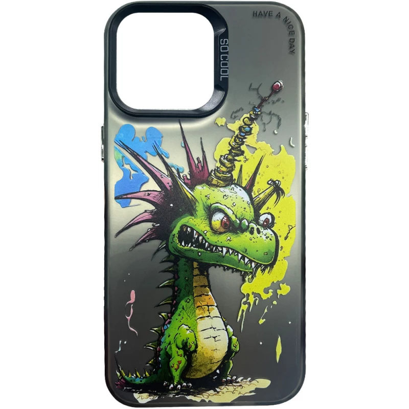 Чохол TPU+PC Street Art для Xiaomi Poco C75 – Dragon. Фото 1 з 2