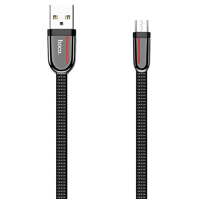 

Дата кабель Hoco U74 "Grand" MicroUSB (1.2m) (Чорний)