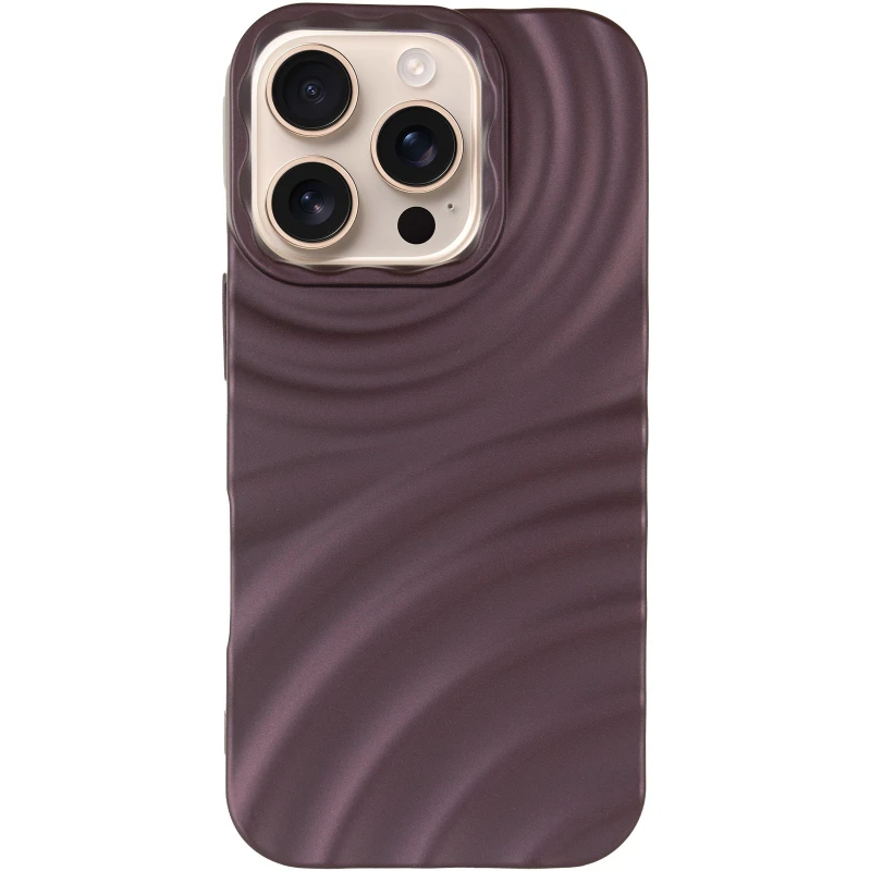 Чехол TPU MonoWave для Apple iPhone 16 Pro – Brown. Фото 3 из 6