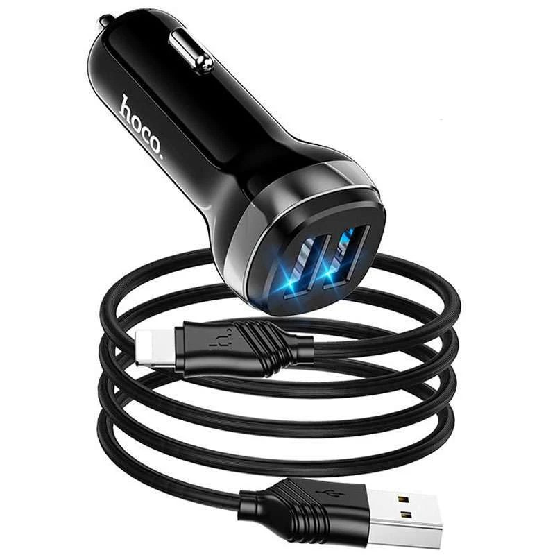 

АЗП Hoco Z40 (2USB 2.4A) + Lightning