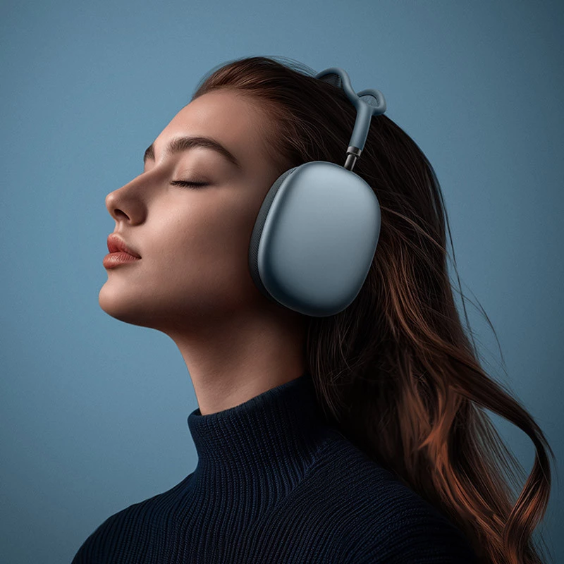 Накладні бездротові навушники BOROFONE BO35 Adorable – Blue. Фото 4 з 4