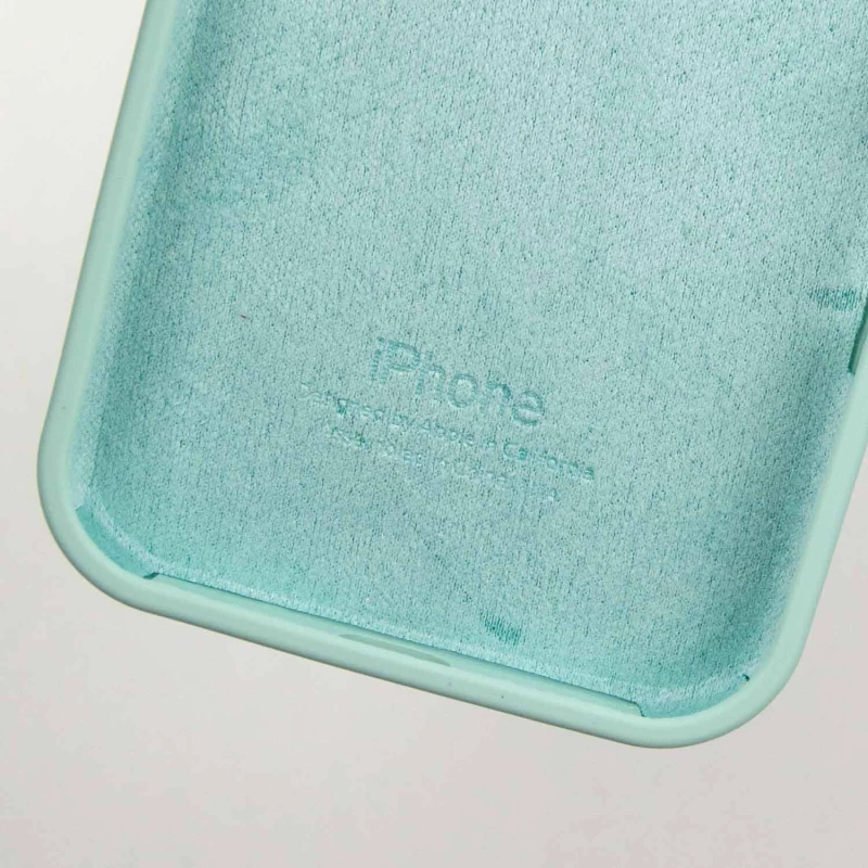 Чехол Silicone Case с закрытым низом для Apple iPhone 15 Pro Max (6.7") – Бирюзовый / Turquoise. Фото 5 из 5