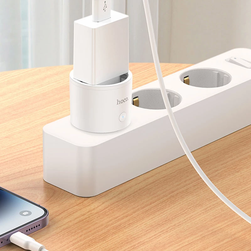 МЗП Hoco AC16 Veloz smart socket – White. Фото 8 з 8