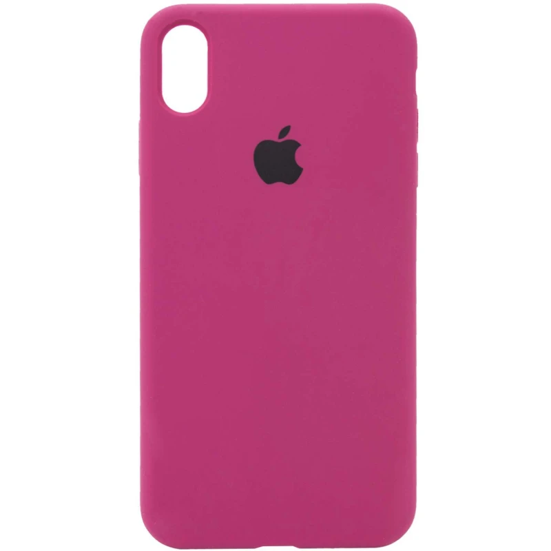 

Чохол Silicone Case з закритим низом на Apple iPhone XR (6.1") (Бордовий / Maroon)