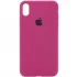Чохол Silicone Case з закритим низом на Apple iPhone XR (6.1") – Бордовий / Maroon. Фото 1 з 3