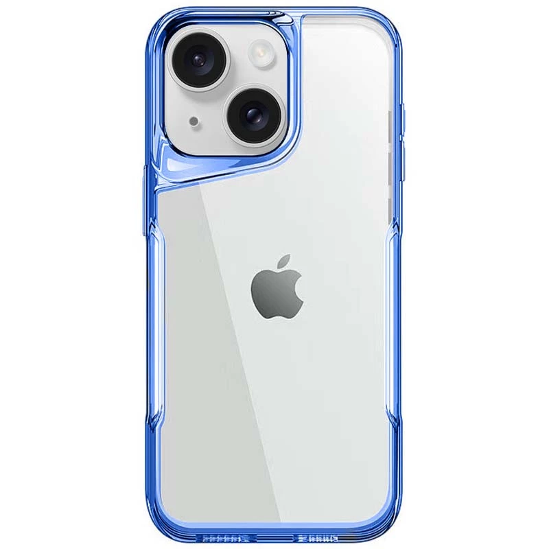 

TPU+PC чехол с цветной окантовкой для Apple iPhone 15 (6.1") (Blue)