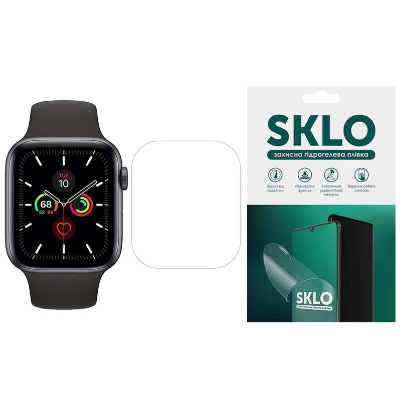 Захисна гідрогелева плівка SKLO (екран) 4шт. для Apple Watch Series 7/8/9 41mm фото 1 з 1