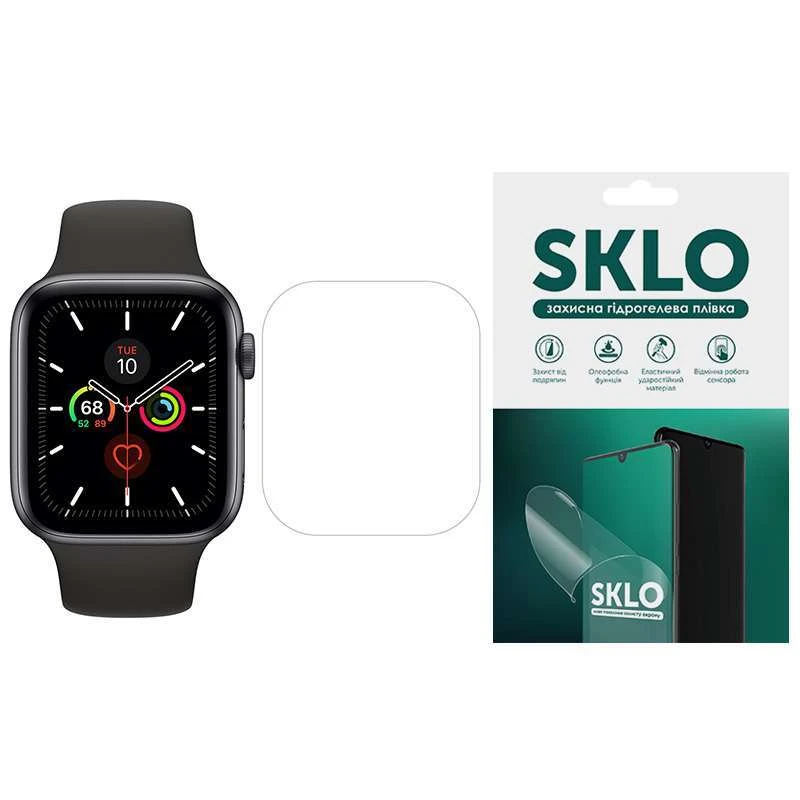 

Защитная гидрогелевая пленка SKLO (экран) 6шт. для Apple Watch 38mm (Матовый), Матовий