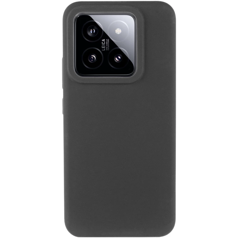 Чехол Silicone Case Lakshmi Premium на Xiaomi 14 Pro – Черный / Black. Фото 4 из 10