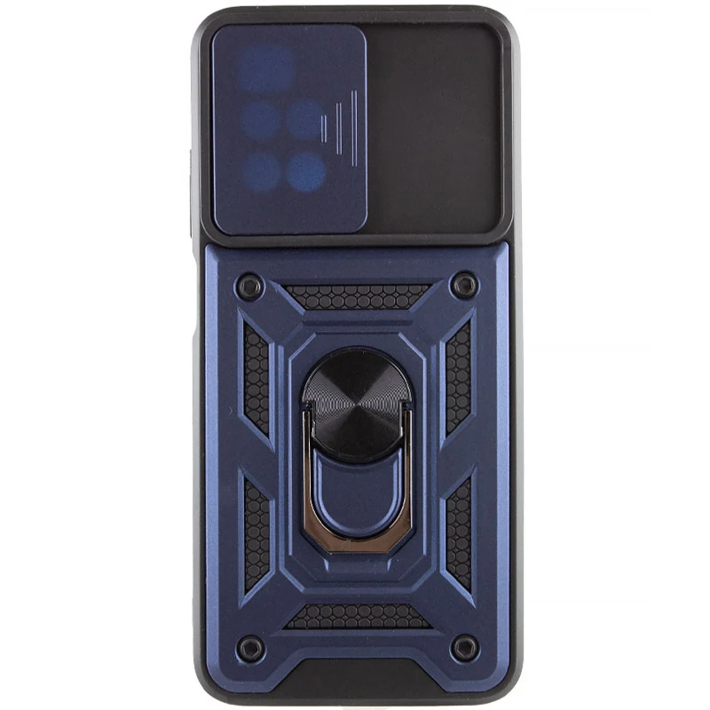 Удароміцний чохол Ummi Camshield Serge Ring (in box) для Xiaomi Redmi 10 – Синій. Фото 2 з 3