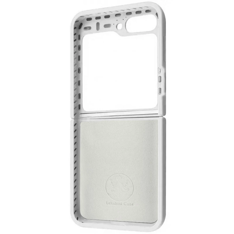 Чохол Foldables Silicone Cover Lakshmi (AAA) для Samsung Galaxy Z Flip5 – Білий / White. Фото 6 з 6