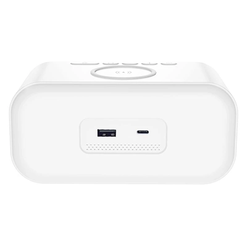 БЗП WIWU Wi-W015 2 in 1 Time Wireless Charger – White. Фото 4 з 8