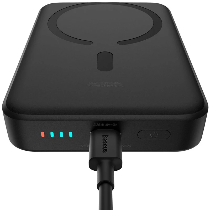 Портативний ЗП Power Bank Baseus Magnetic Mini 30W з БЗП 10000mAh (P1002210B113-00) – Cluster Black. Фото 3 з 3
