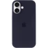 Чехол Silicone Case с закрытым низом для Apple iPhone 17 (6.3") – Темно-синий / Midnight blue. Фото 3 из 6