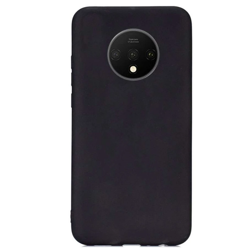 

Кольоровий силіконовий чохол на OnePlus 7T (Чорний)