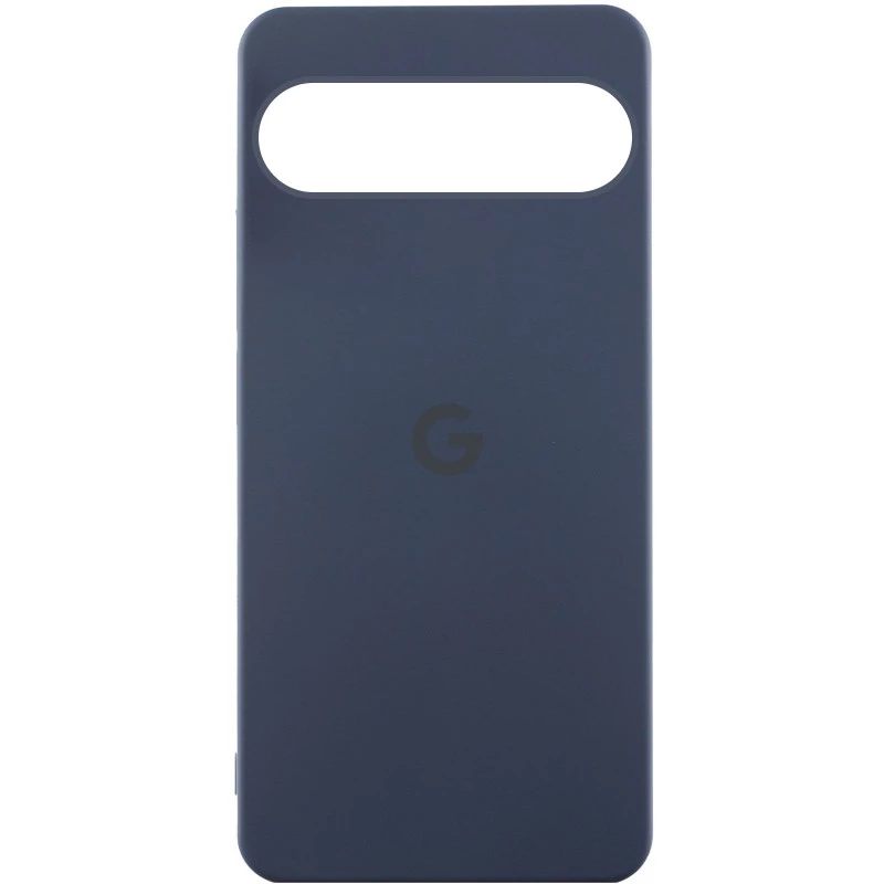 Силиконовый чехол Cover Lakshmi с логотипом для Google Pixel 9 Pro – Синий / Midnight blue. Фото 3 из 5