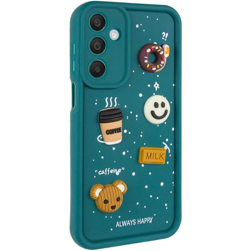 Чехол TPU Toys Case для Samsung Galaxy A16 4G/5G – Pine Green / Always Happy. Фото 3 из 10